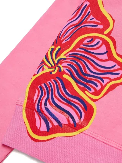 Dsquared2 Zip-up Sweatshirt In Pink