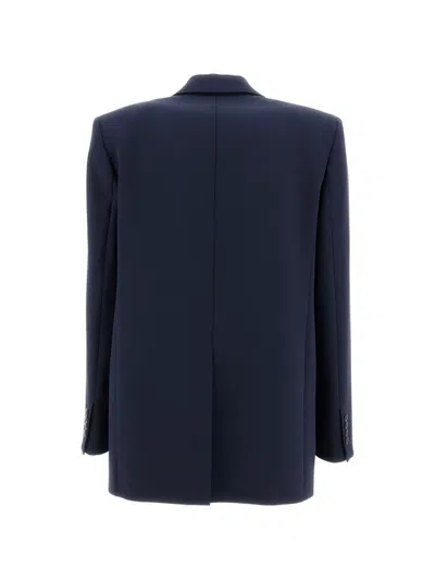 Max Mara Flap-pockets Blazer In Blue