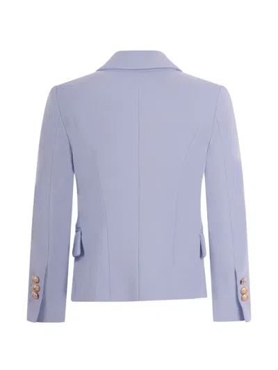 DOUBLE-BREASTED BUTTONED BLAZER
