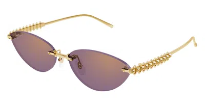 Cartier Sunglasses In Gold