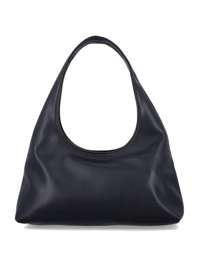 Apc A.p.c. Black Bag With Magnetic Fastening In Black