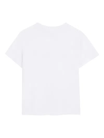 Dkny Logo-embellished T-shirt In White