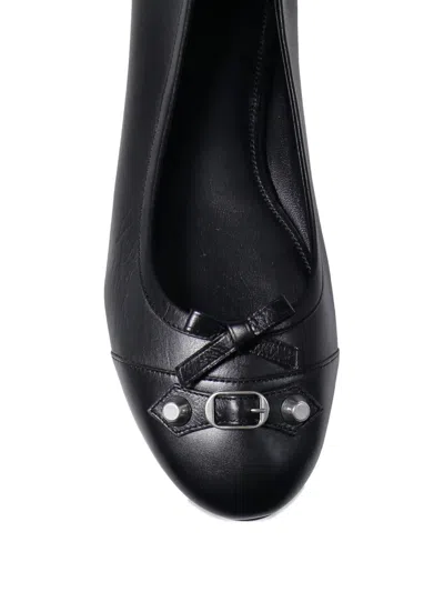 Balenciaga Jimmy Choo 85mm Romy Pointed-toe Pumps With Crocodile-effect In Black