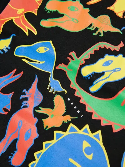 Marni Printed T-shirt In Black