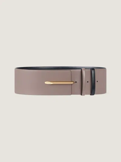 Givenchy Pinch Reversible Belt In Leather In Black