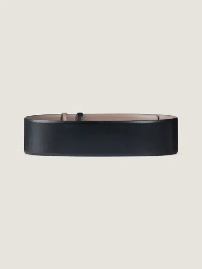 Givenchy Pinch Reversible Belt In Leather In Black
