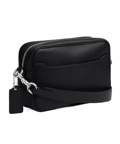 Coach Radio Zip Messenger Bag In Black