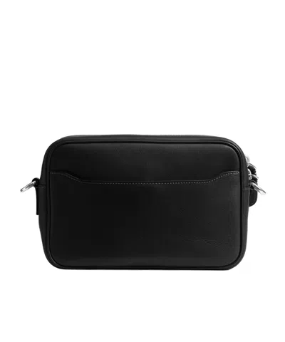 Coach Radio Zip Messenger Bag In Black