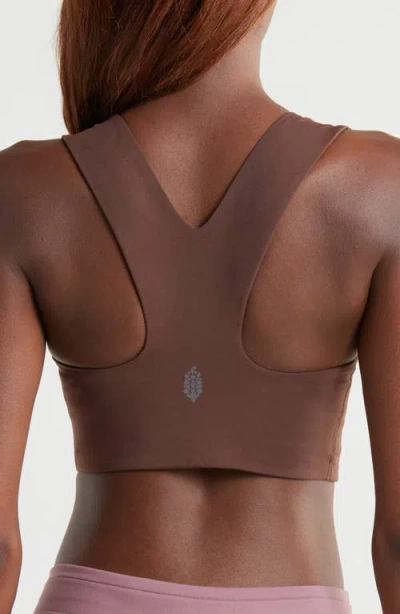 Fp Movement By Free People Fp Movement Win Win Racerback Bra In Brown