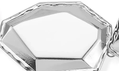 Sphera Milano Geometric Statement Necklace In Silver