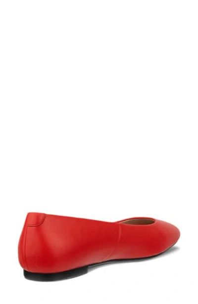 Ecco Margot Ballet Flat In Red