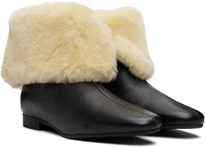 Totême Shearling Boots In Multi