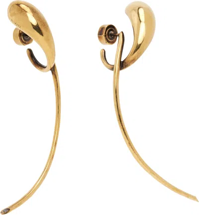 Khaite Cyclone Earrings In Gold