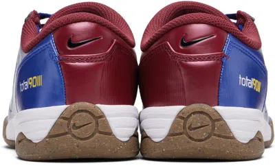 Nike X Fc Barcelona Total 90 Low-top Sneakers In Blue