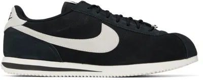 Nike Black Cortez Premium Sneakers In Multi
