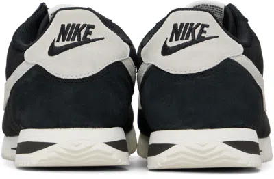 Nike Black Cortez Premium Sneakers In Multi