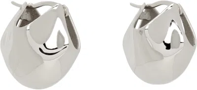 Khaite Small Lotus Earrings In Metallic