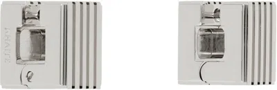 Khaite Small Empire Earrings In Metallic