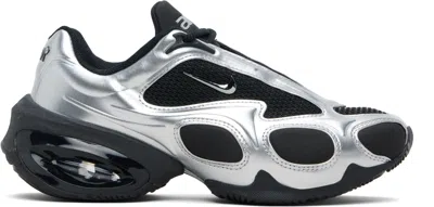 Nike Air Max Muse Sneakers In Silver Leather And Fabric In Multi