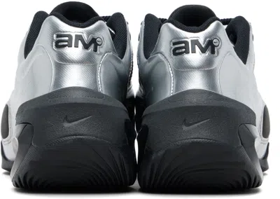 Nike Air Max Muse Sneakers In Silver Leather And Fabric In Multi