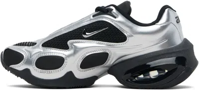 Nike Air Max Muse Sneakers In Silver Leather And Fabric In Multi