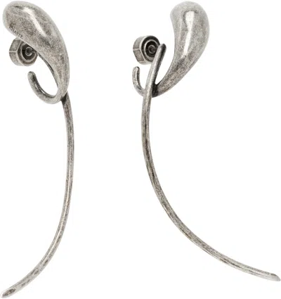 Khaite Cyclone Earrings In Silver