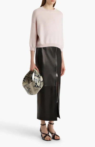 Khaite Gres Skirt In Black