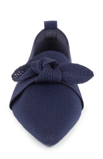 Tahari Venice Flat In Blue