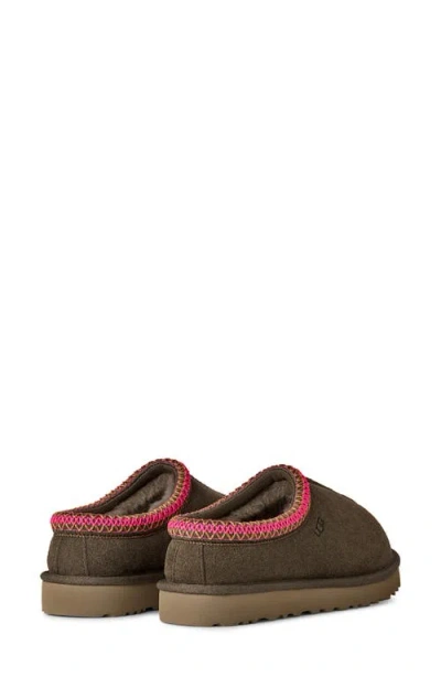 Ugg Low-profile Clog With Braid And Shearling Lining In Brown