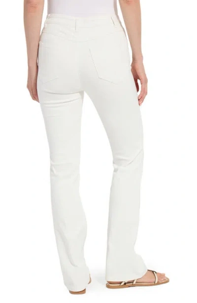 Lyssé Lysse Estelle Pull-on High Waist Flare Jeans In White