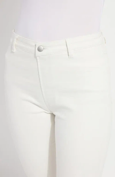 Lyssé Lysse Estelle Pull-on High Waist Flare Jeans In White