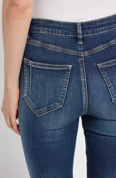 Lyssé Lysse Estelle Pull-on Flare Ankle Jeans In Blue