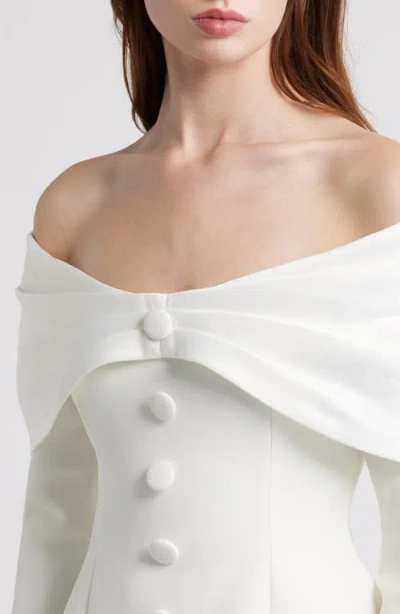 Odd Muse The Ultimate Muse Bow Minidress In White