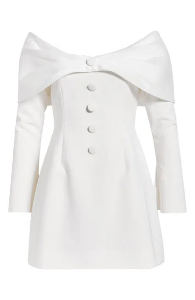 Odd Muse The Ultimate Muse Bow Minidress In White