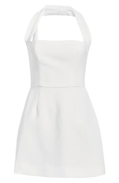 Odd Muse The Ultimate Muse Halter Minidress In White