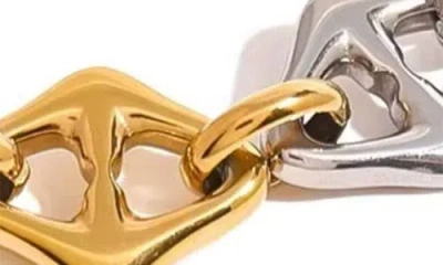 Macrae & Co . Mixed Metallic Mariner Link Bracelet In Multi
