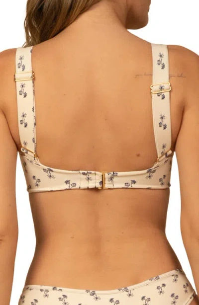 Montce Hayden Knotted Bikini Top In Neutral