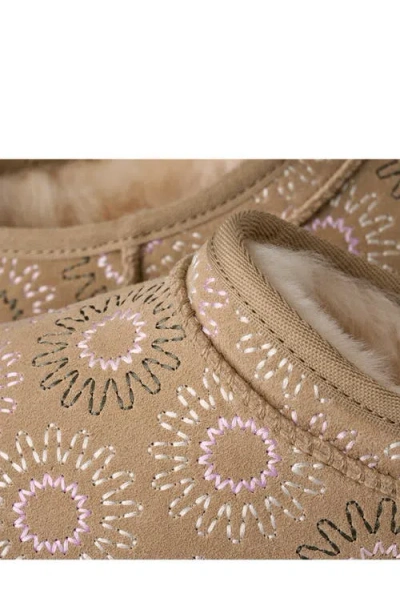 Ugg (r) Classic Micro Genuine Shearling Lined Slip-on In Neutral