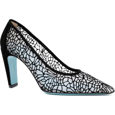 Valentina Rangoni Folgorata Mesh Pump In Black
