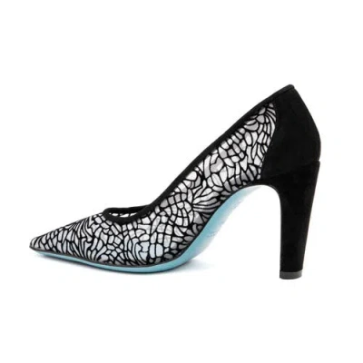 Valentina Rangoni Folgorata Mesh Pump In Black