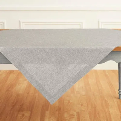 Solino Home Linen Table Throw In Gray