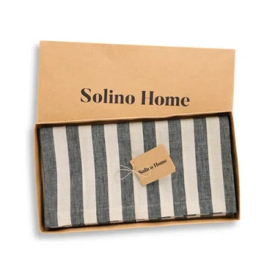 Solino Home Linen Table Throw In Multi