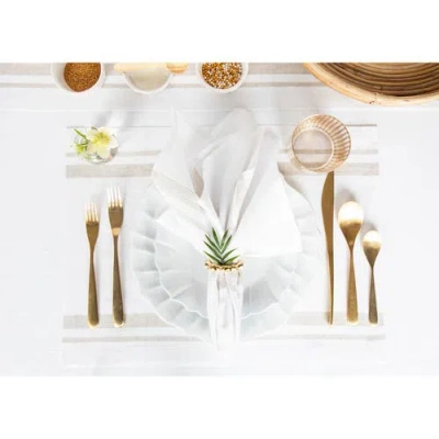 Solino Home Linen Placemats In White