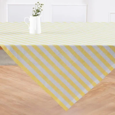 Solino Home Linen Table Throw In Yellow
