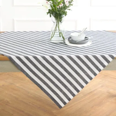 Solino Home Linen Table Throw In Blue