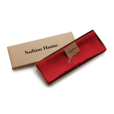Solino Home Linen Placemats In Red