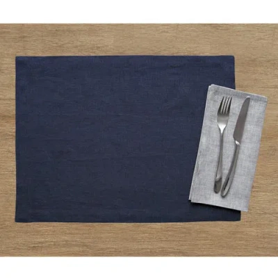 Solino Home Linen Placemats In Blue
