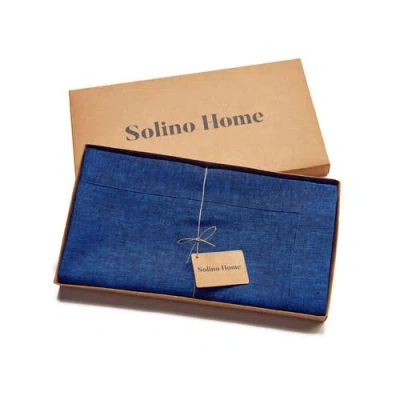 Solino Home Linen Tablecloth In Blue