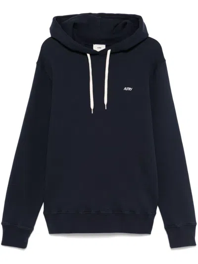 Autry Hooded Sweatshirt Drawstring Ribbed Cuffs
