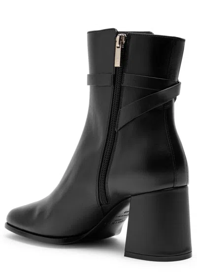Jimmy Choo Lawton 65 Leather Ankle Boots In Black